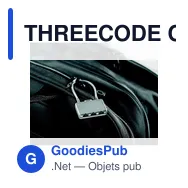 THREECODE Cadenas pour valise - Miniature 3