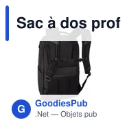Sac à dos professionnel personnalisable Thule Accent Backpack 23 Lavec logo - Miniature 1