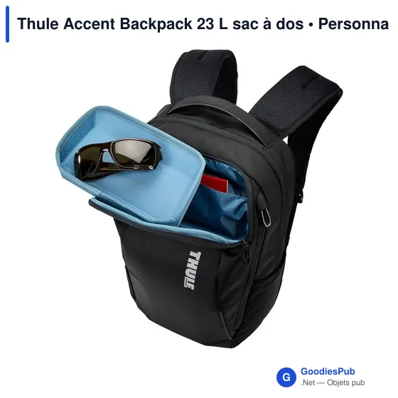 Sac à dos professionnel personnalisable Thule Accent Backpack 23 Lavec logo - Image 3