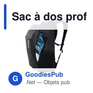 Sac à dos professionnel personnalisable Thule Accent Backpack 23 Lavec logo - Miniature 6