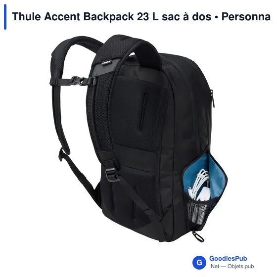 Sac à dos professionnel personnalisable Thule Accent Backpack 23 Lavec logo - Image 7
