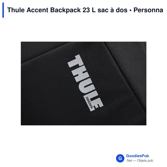 Sac à dos professionnel personnalisable Thule Accent Backpack 23 Lavec logo - Image 8