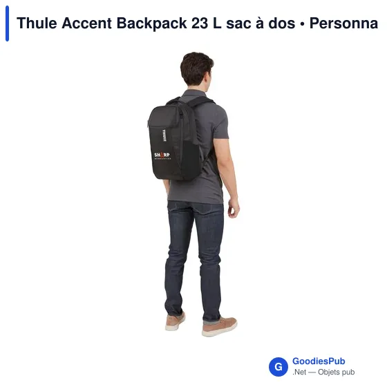 Sac à dos professionnel personnalisable Thule Accent Backpack 23 Lavec logo - Image 9