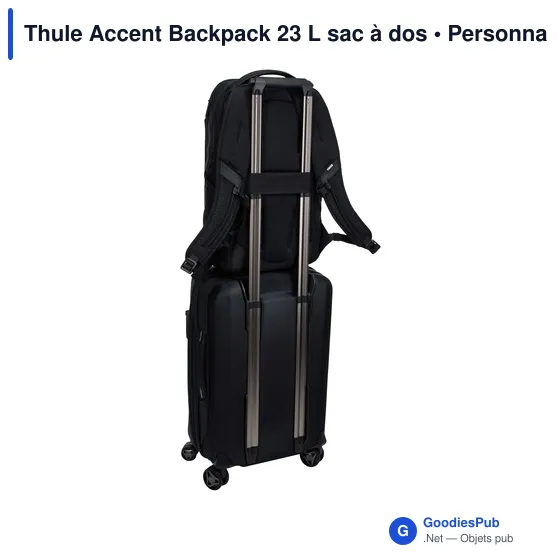 Sac à dos professionnel personnalisable Thule Accent Backpack 23 Lavec logo - Image 10