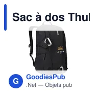 Sac à dos Thule EnRoute 21 L personnalisable avec logo - Miniature 2