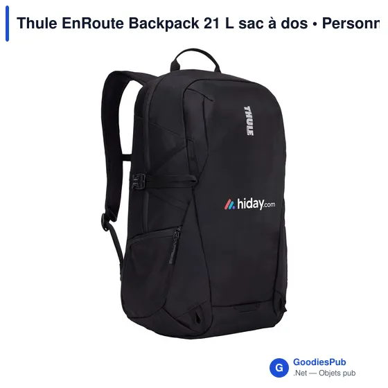 Sac à dos Thule EnRoute 21 L personnalisable avec logo - Image 11