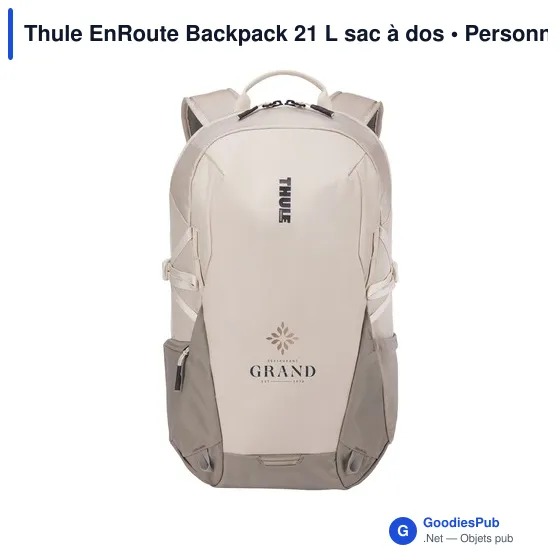 Sac à dos Thule EnRoute 21 L personnalisable avec logo - Image 12