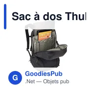 Sac à dos Thule EnRoute 21 L personnalisable avec logo - Miniature 4