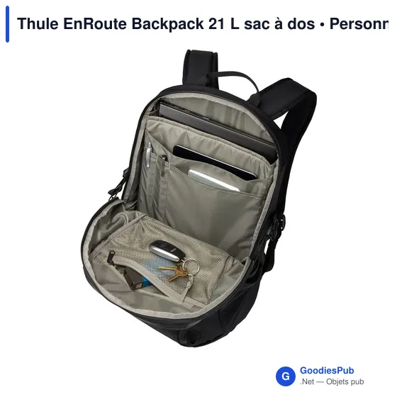 Sac à dos Thule EnRoute 21 L personnalisable avec logo - Image 5