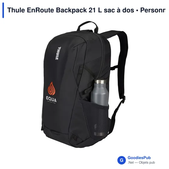 Sac à dos Thule EnRoute 21 L personnalisable avec logo - Image 6