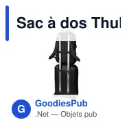 Sac à dos Thule EnRoute 21 L personnalisable avec logo - Miniature 9