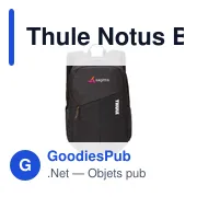 Sac à dos professionnel personnalisable Thule Notus 20 L avec logo - Miniature 1