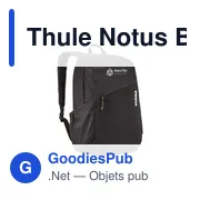 Sac à dos professionnel personnalisable Thule Notus 20 L avec logo - Miniature 2