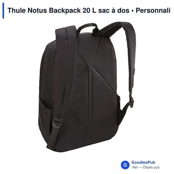 Sac à dos professionnel personnalisable Thule Notus 20 L avec logo - Image 3