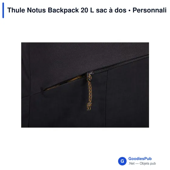 Sac à dos professionnel personnalisable Thule Notus 20 L avec logo - Image 6