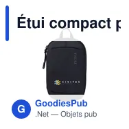 Étui compact personnalisable Thule Subterra 2 Powershuttle avec logo - Miniature 1