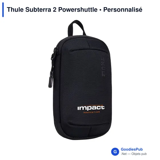 Étui compact personnalisable Thule Subterra 2 Powershuttle avec logo - Image 2