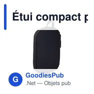 Étui compact personnalisable Thule Subterra 2 Powershuttle avec logo - Miniature 3