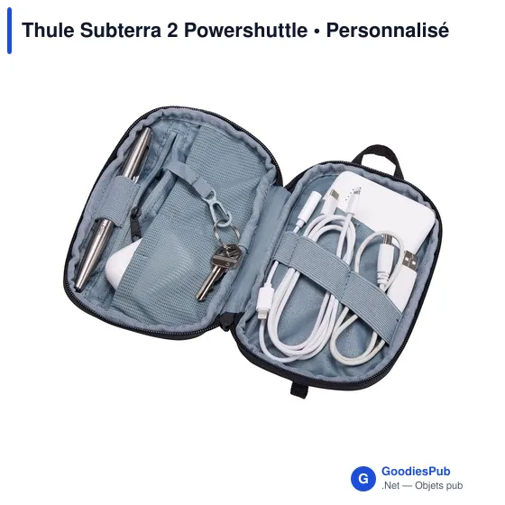 Étui compact personnalisable Thule Subterra 2 Powershuttle avec logo - Image 5