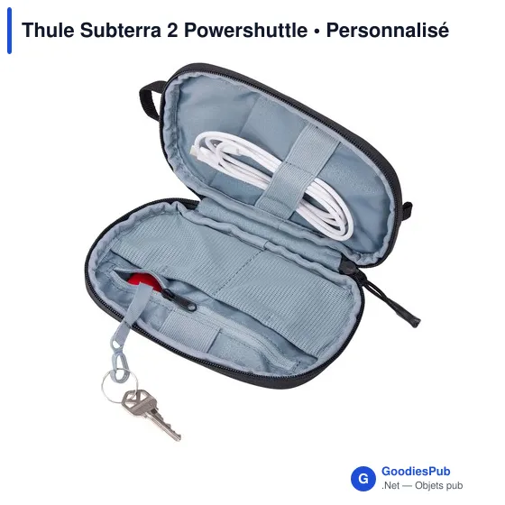 Étui compact personnalisable Thule Subterra 2 Powershuttle avec logo - Image 8