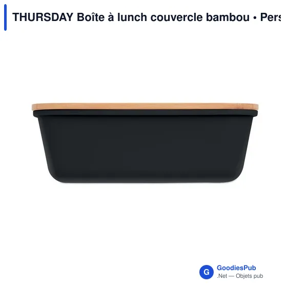 THURSDAY Boîte à lunch couvercle bambou - Image 2