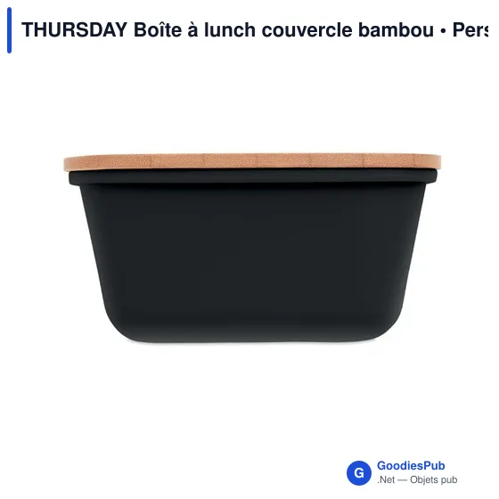 THURSDAY Boîte à lunch couvercle bambou - Image 5