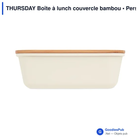 THURSDAY Boîte à lunch couvercle bambou - Image 10