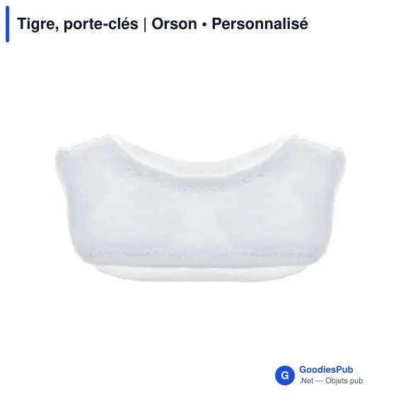 Porte-clés Tigre personnalisable avec logo - Orson - Image 5
