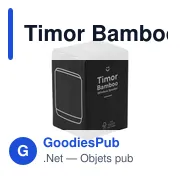 Enceinte sans fil personnalisable en bambou avec logo - Timor Bamboo - Miniature 5