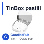 Boîte de bonbons personnalisable TinBox avec logo - Miniature 1