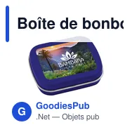 Boîte de bonbons personnalisable TinBox avec logo - Miniature 12