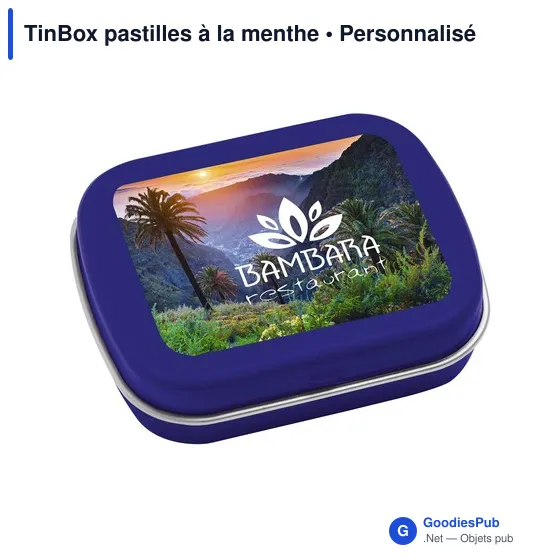 Boîte de bonbons personnalisable TinBox avec logo - Image 12