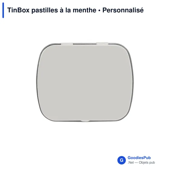 Boîte de bonbons personnalisable TinBox avec logo - Image 4