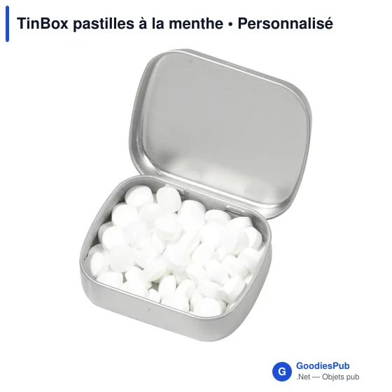 Boîte de bonbons personnalisable TinBox avec logo - Image 6