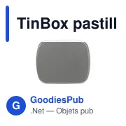 Boîte de bonbons personnalisable TinBox avec logo - Miniature 8