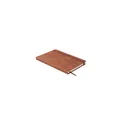 Variante marron - Carnet A5 personnalisable en PU effet patine avec logo