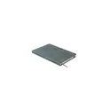 Variante bleu pétrole - Carnet A5 personnalisable en PU effet patine avec logo