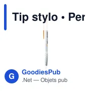 Stylo bille personnalisable avec logo - Tip stylo - Miniature 1