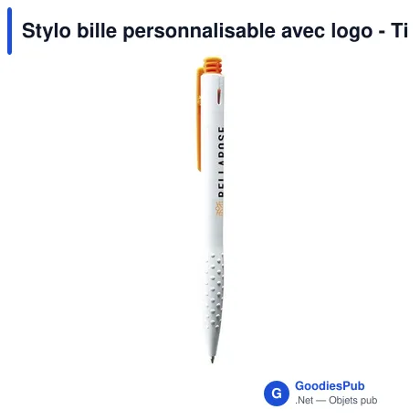 Stylo bille personnalisable avec logo - Tip stylo