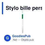 Stylo bille personnalisable avec logo - Tip stylo - Miniature 10