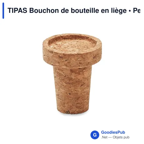 TIPAS Bouchon de bouteille en liège