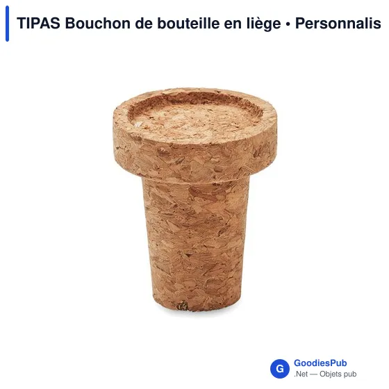 TIPAS Bouchon de bouteille en liège - Image 1