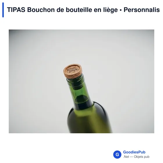TIPAS Bouchon de bouteille en liège - Image 4