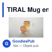 TIRAL Mug en verre double paroi 250ml - Miniature 4