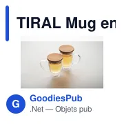 TIRAL Mug en verre double paroi 250ml - Miniature 6
