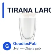 TIRANA LARGE Verre double paroi 450 ml - Miniature 1