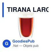 TIRANA LARGE Verre double paroi 450 ml - Miniature 2