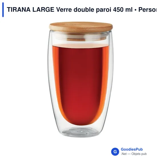 TIRANA LARGE Verre double paroi 450 ml - Image 2