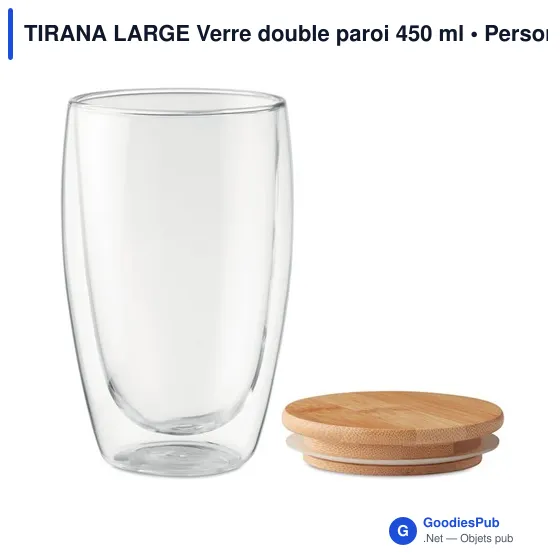 TIRANA LARGE Verre double paroi 450 ml - Image 3