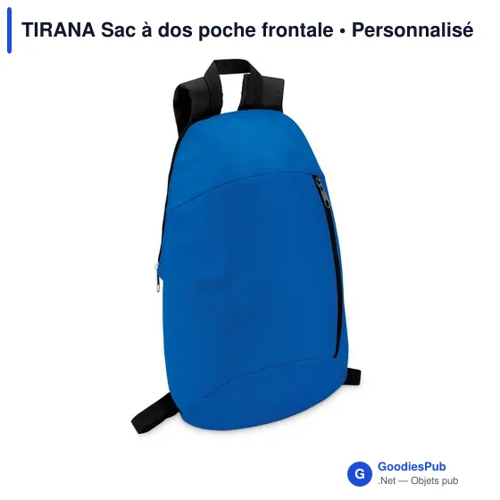 TIRANA Sac à dos poche frontale - Image 2